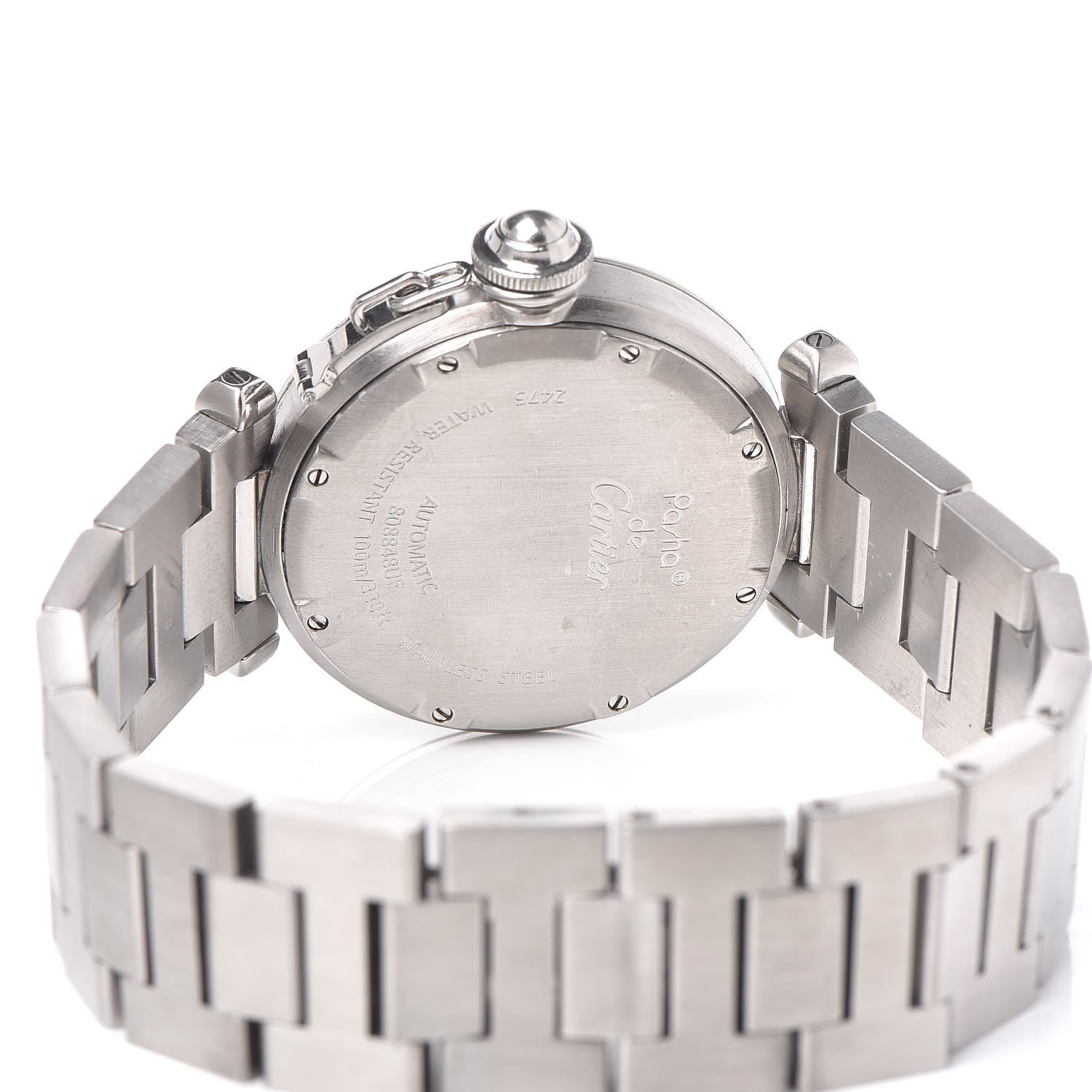 Cartier Stainless Steel 35mm Pasha C Big Date Automatic Watch 5 of 8