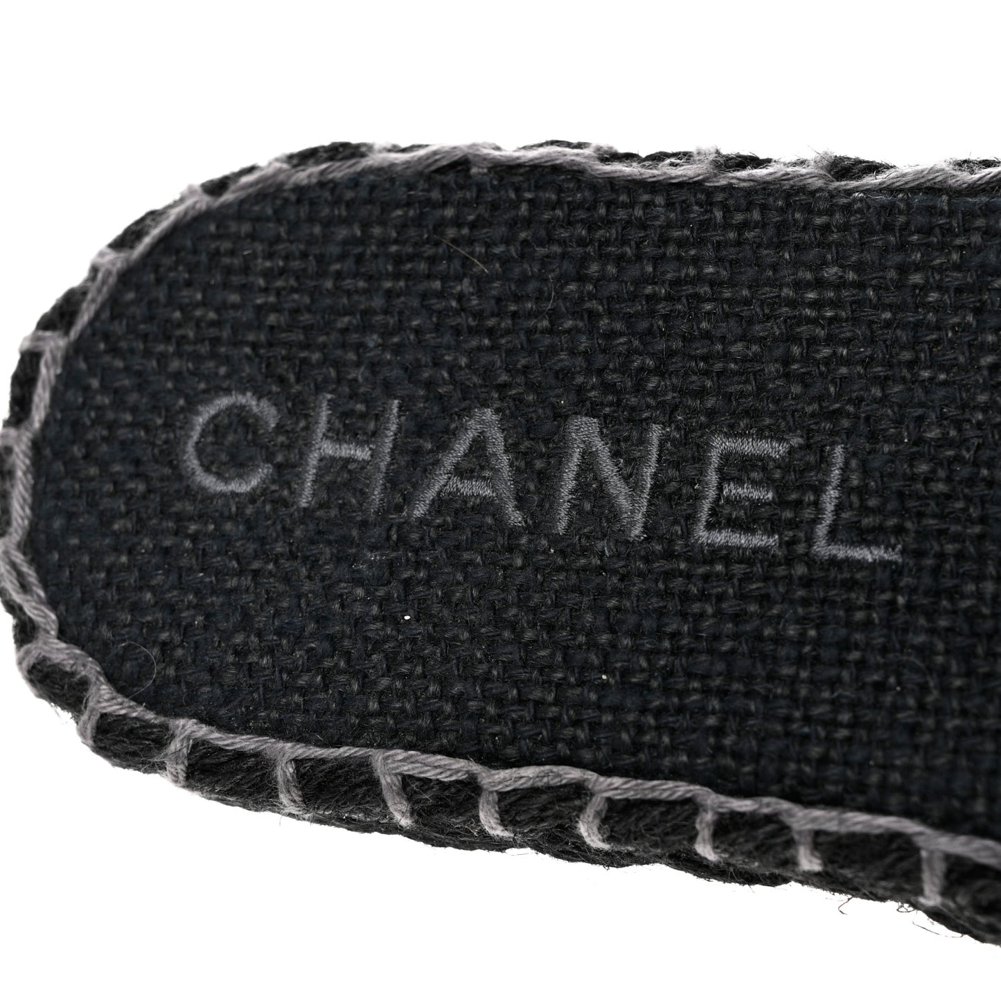 Cord Braided CC Mules 39 Black