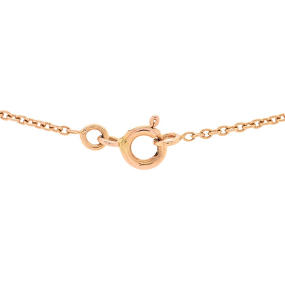 Christian Dior 18K Rose Gold Diamond Black Onyx Rose Des Vents Necklace 3 of 4