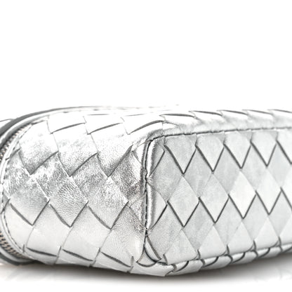 Bottega Veneta Laminated Nappa Intrecciato Bang Bang Vanity Case Silver 9 of 11