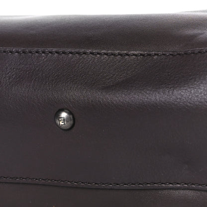 Fendi Vitello Suede Medium Peekaboo Iconic Satchel Ametista 10 of 10