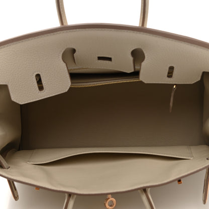 Hermes Togo Birkin 25 Craie 5 of 12