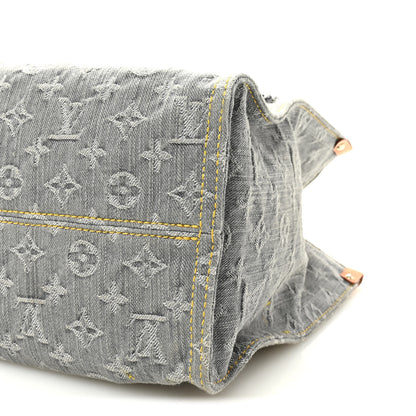 Louis Vuitton Monogram Denim Onthego MM Washed Gray 9 of 9