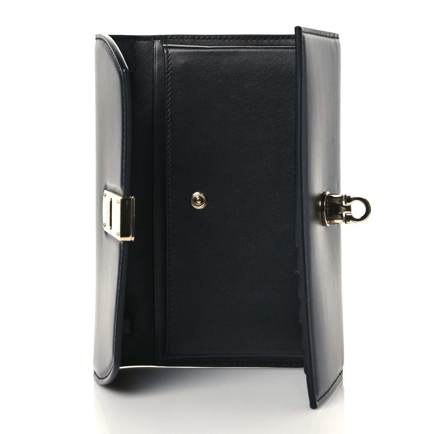 Salvatore Ferragamo Smooth Calfskin Boxyz Mini Crossbody Belt Bag Black 5 of 11