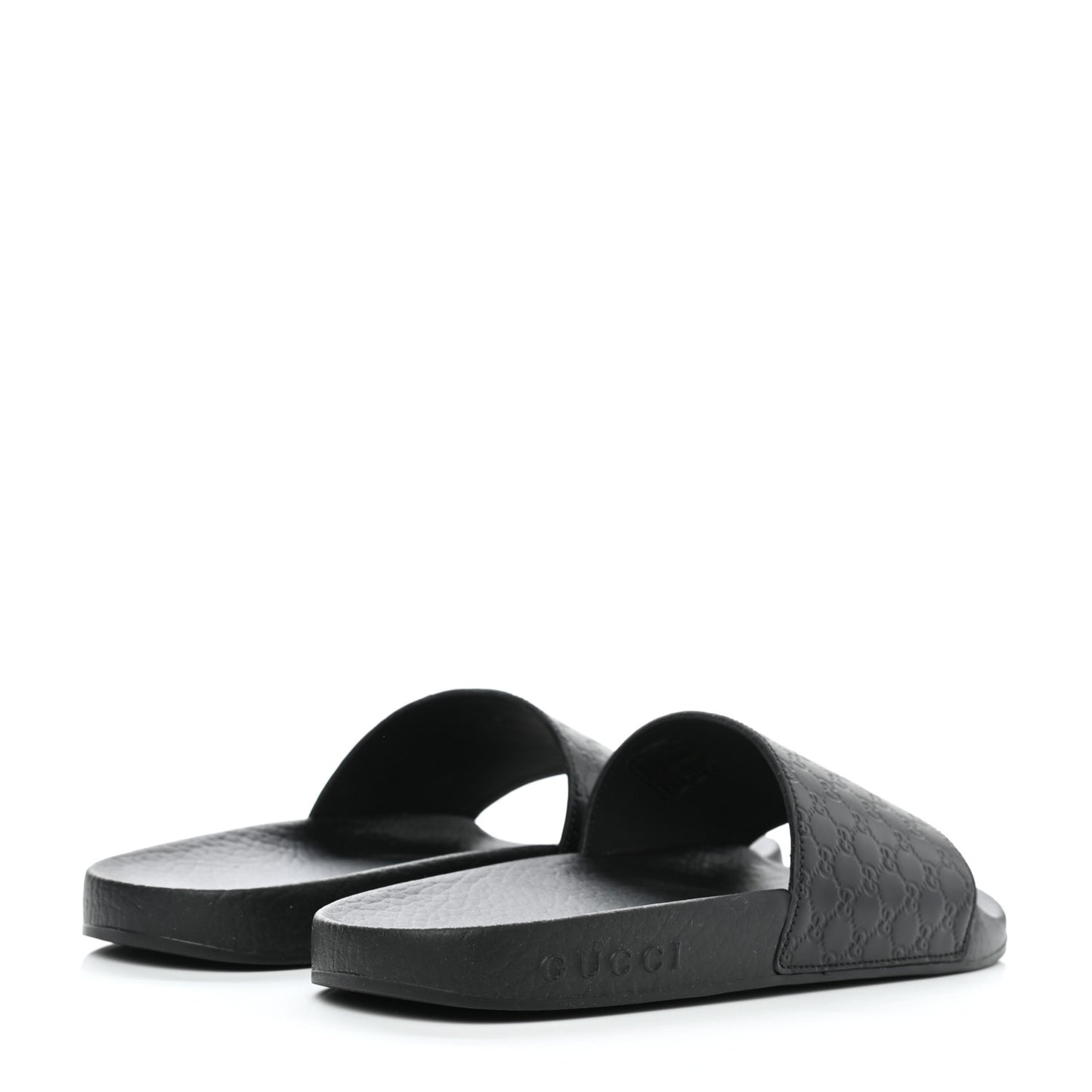 Microguccissima Slide Sandals 35 Black