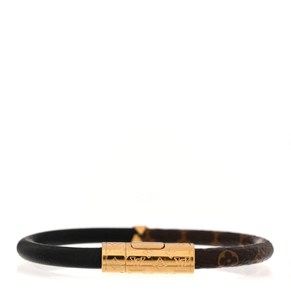 Louis Vuitton Monogram Daily Confidential Bracelet Black 1 of 5