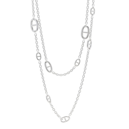 Hermes Sterling Silver Farandole Necklace 120 1 of 6