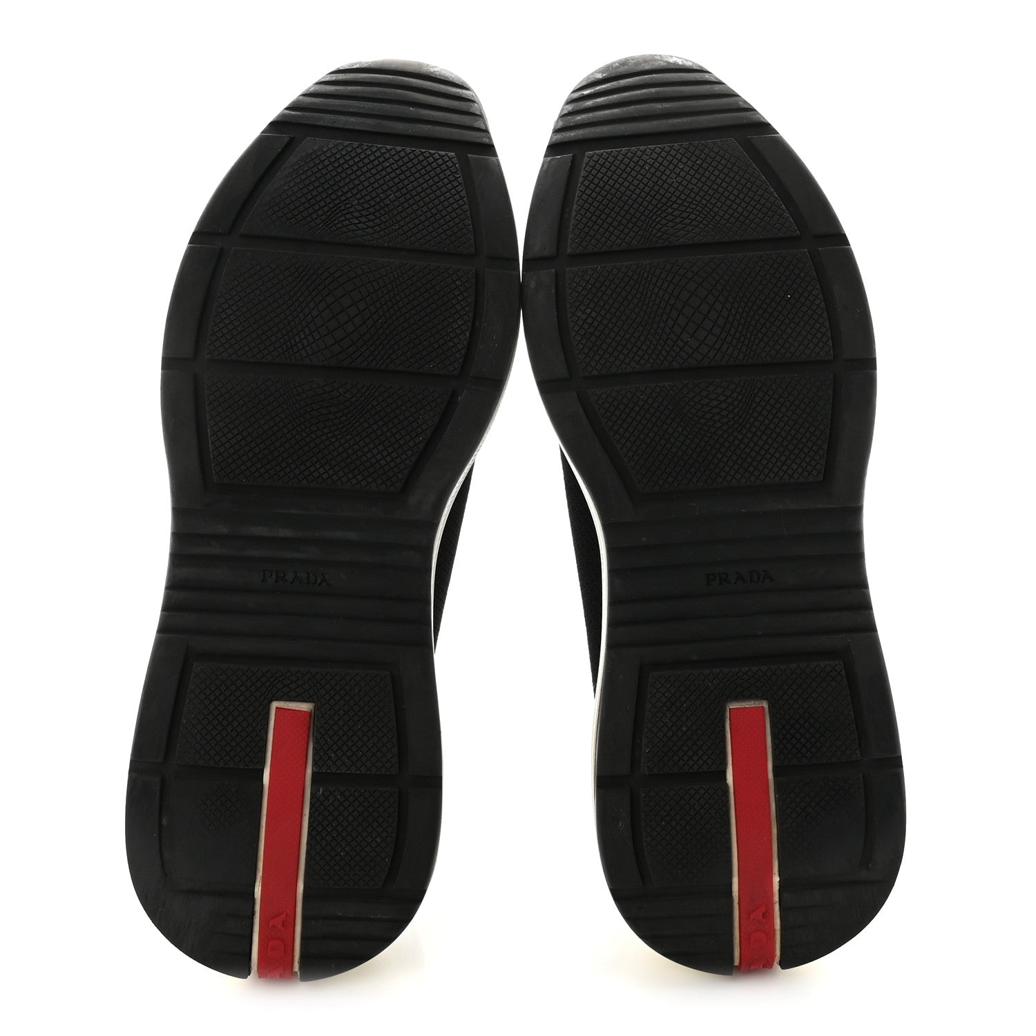 Prada Mesh Neoprene Womens America's Cup 45mm Sneakers 36.5 Black White 6 of 9