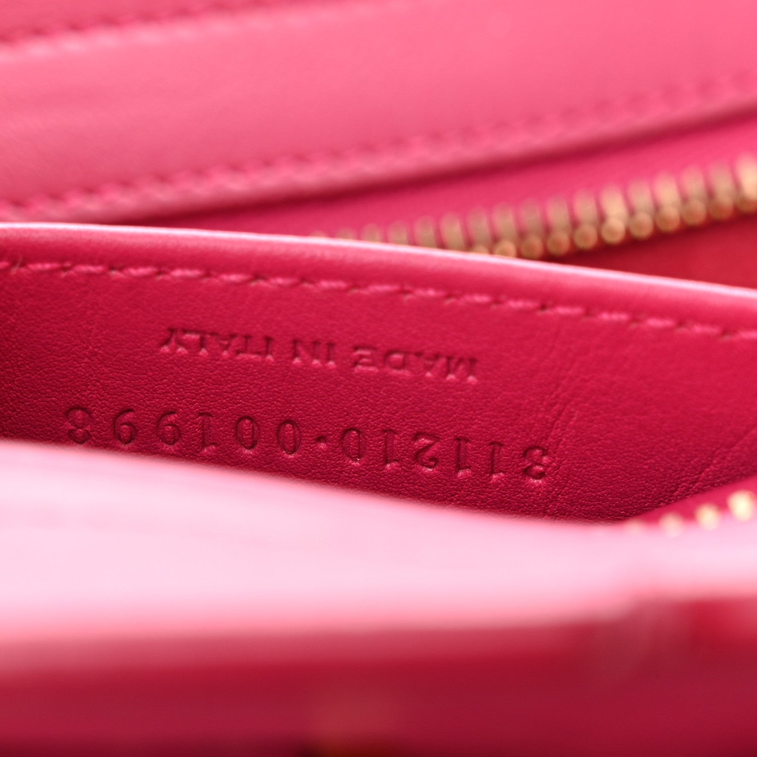 Saint Laurent Calfskin Small Classic Y Cabas Fuchsia 7 of 13