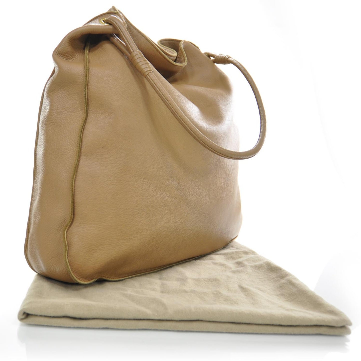 Leather Tote Camel