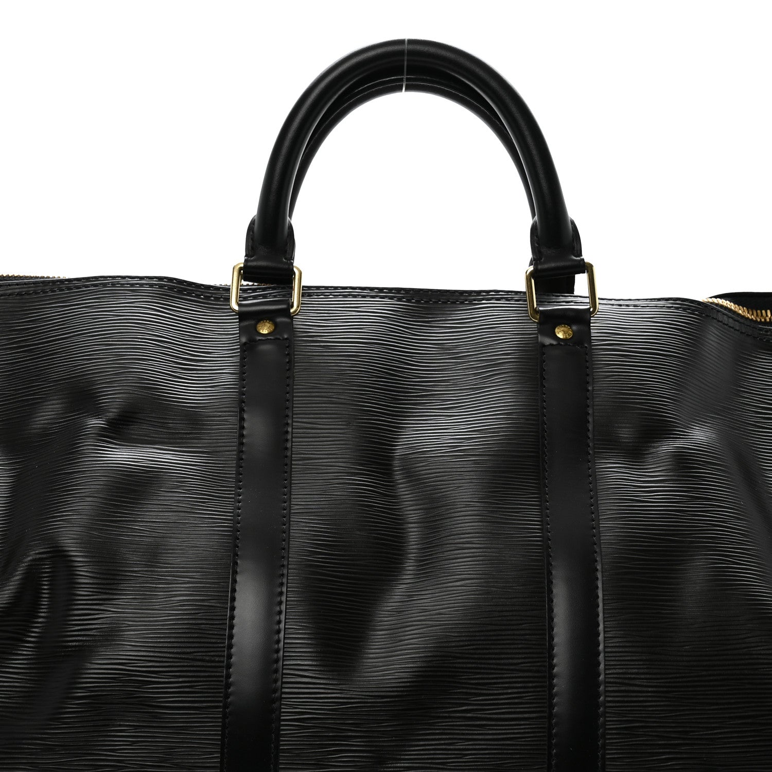 Louis Vuitton Epi Keepall 55 Black 7 of 13