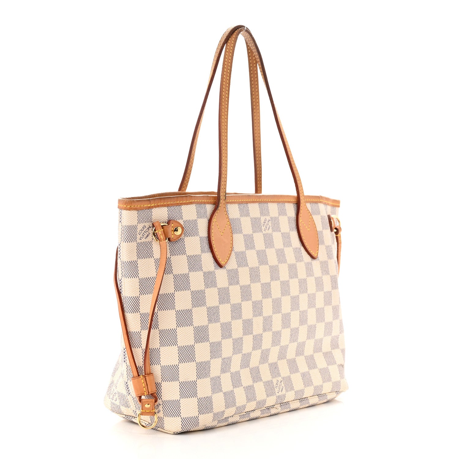 Louis Vuitton Damier Azur Neverfull PM 3 of 10
