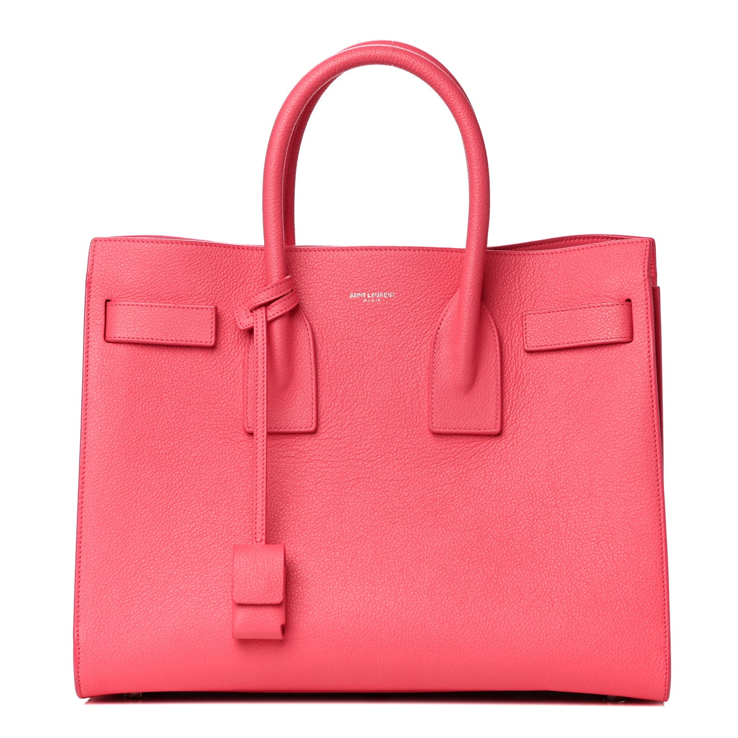 Grained Calfskin Small Sac De Jour Rose Clair