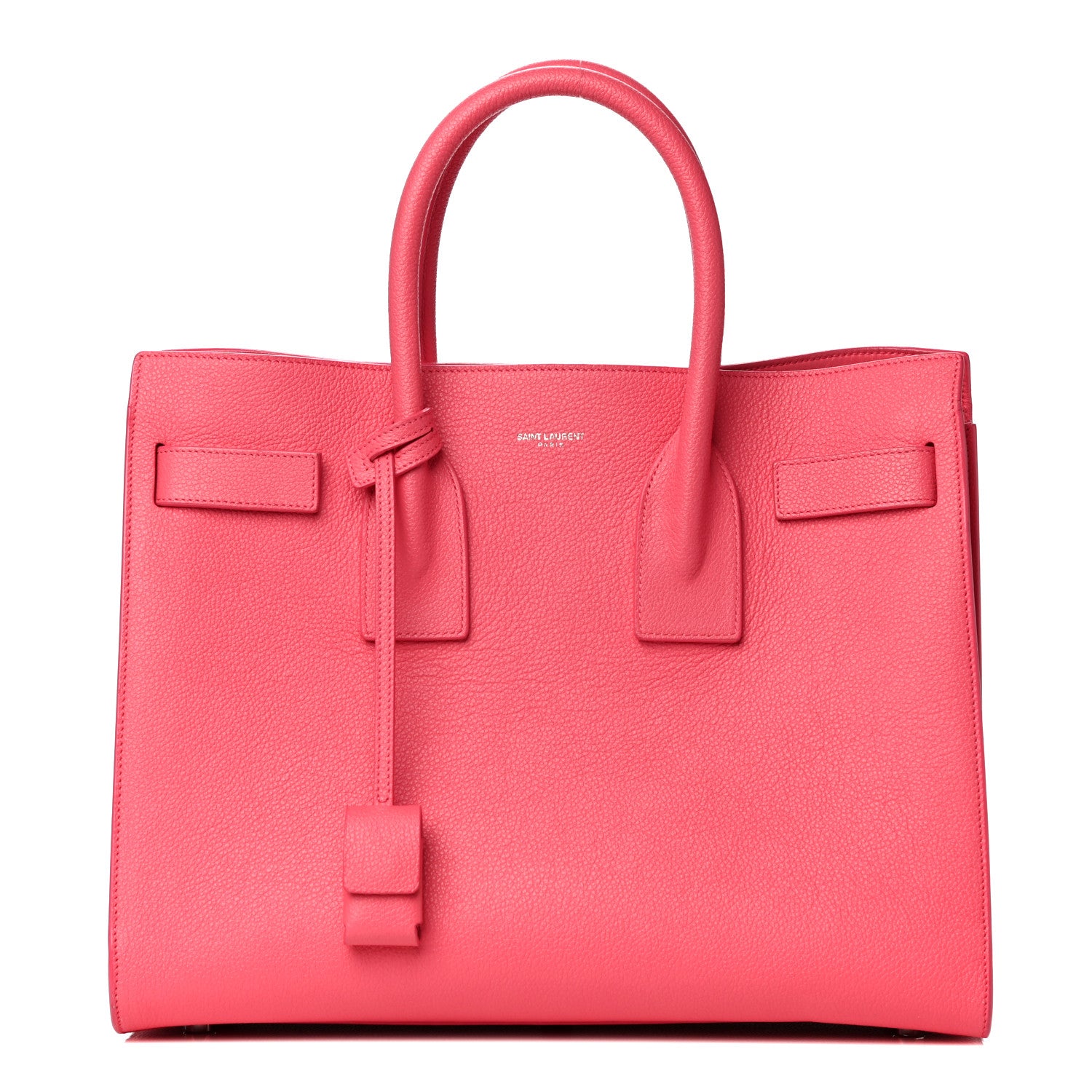 Saint Laurent Grained Calfskin Small Sac De Jour Rose Clair 1 of 12