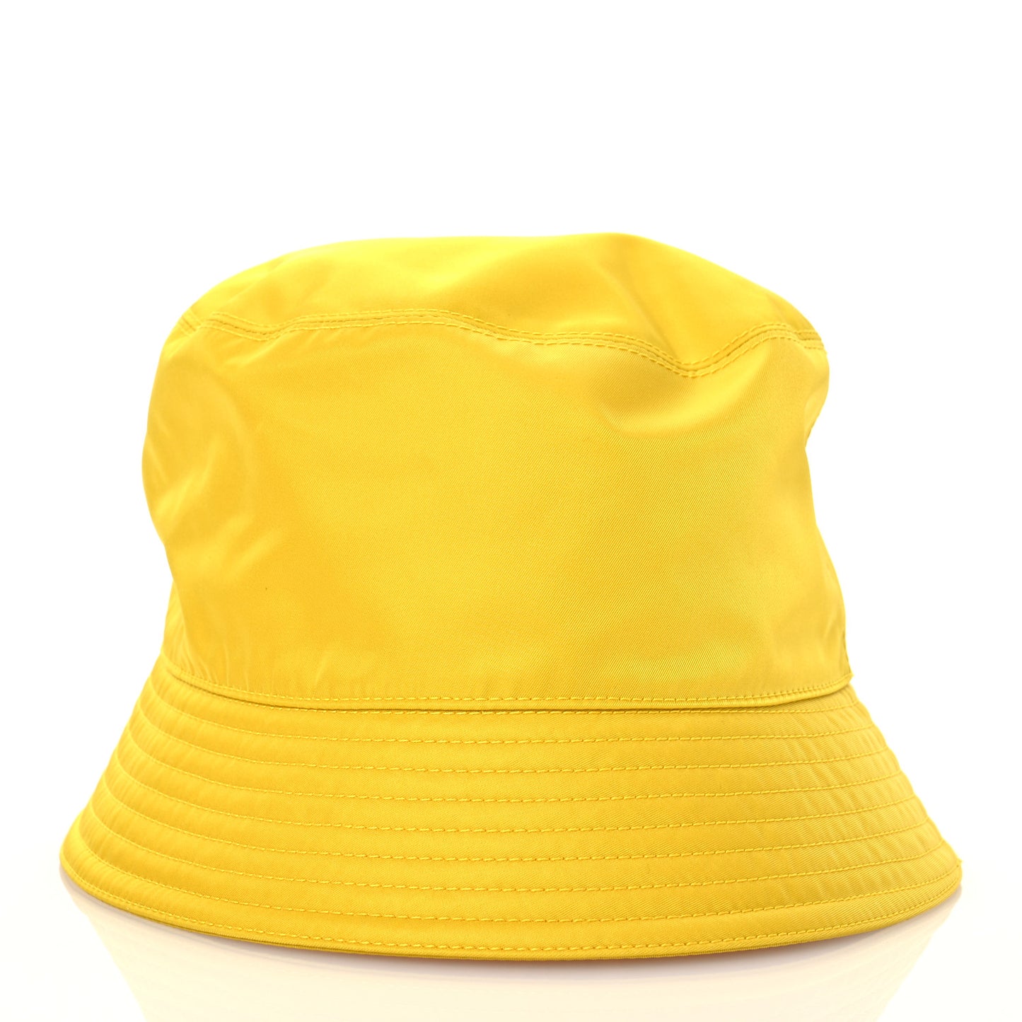 Re-Nylon Triangle Womens Bucket Hat M Giallo