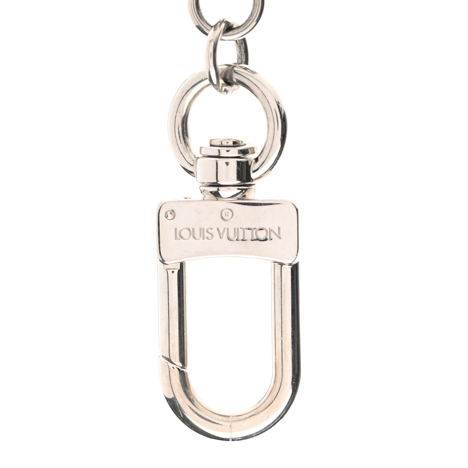 Louis Vuitton Monogram Tassel Bag Charm White 3 of 5