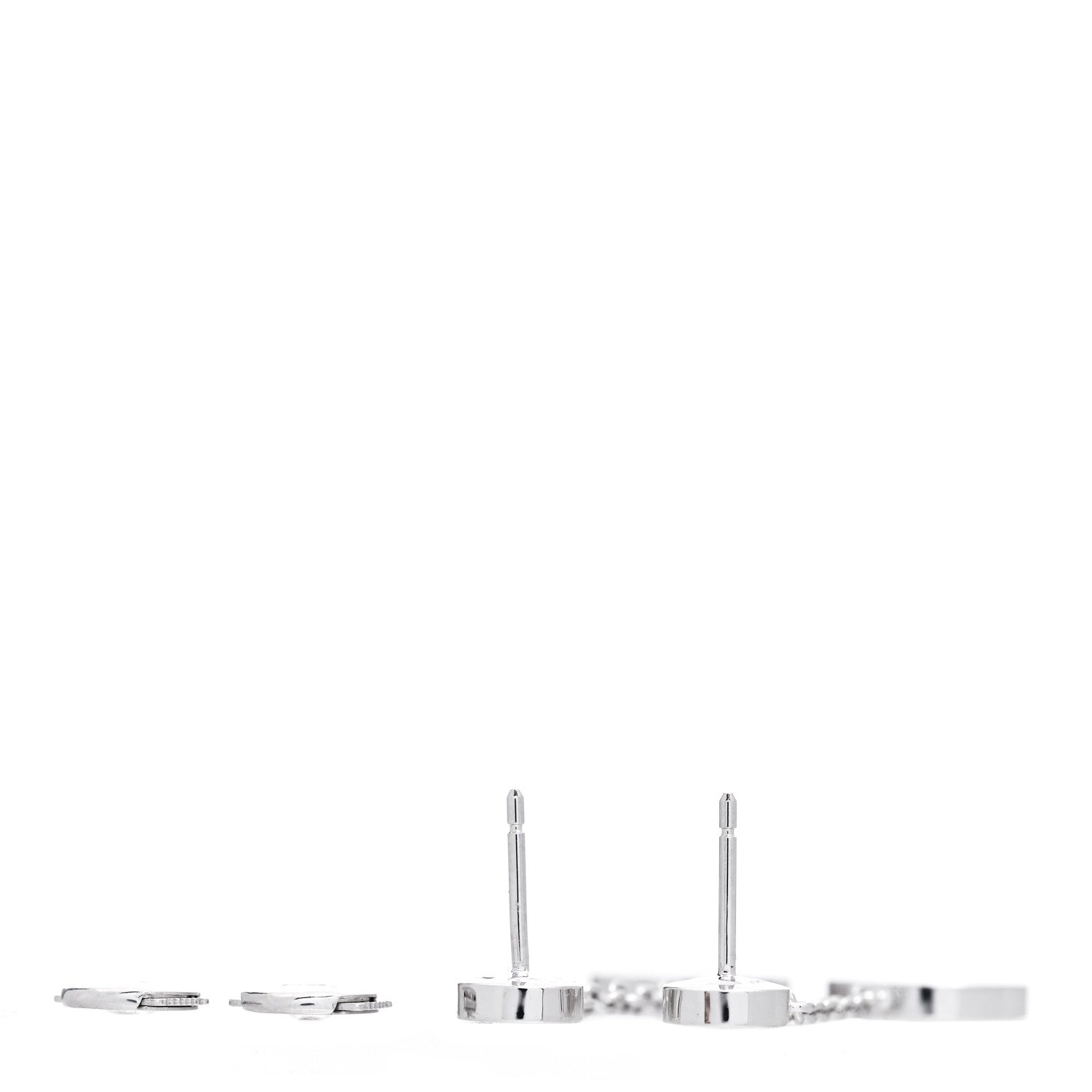 Bulgari 18K White Gold Diamond BVLGARI BVLGARI Drop Earrings 3 of 5