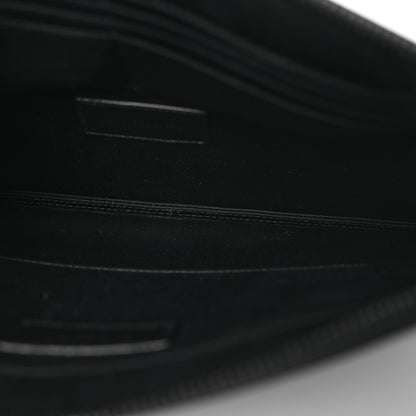 Saint Laurent Grain De Poudre Monogram Monochrome iPad Case Black 5 of 9