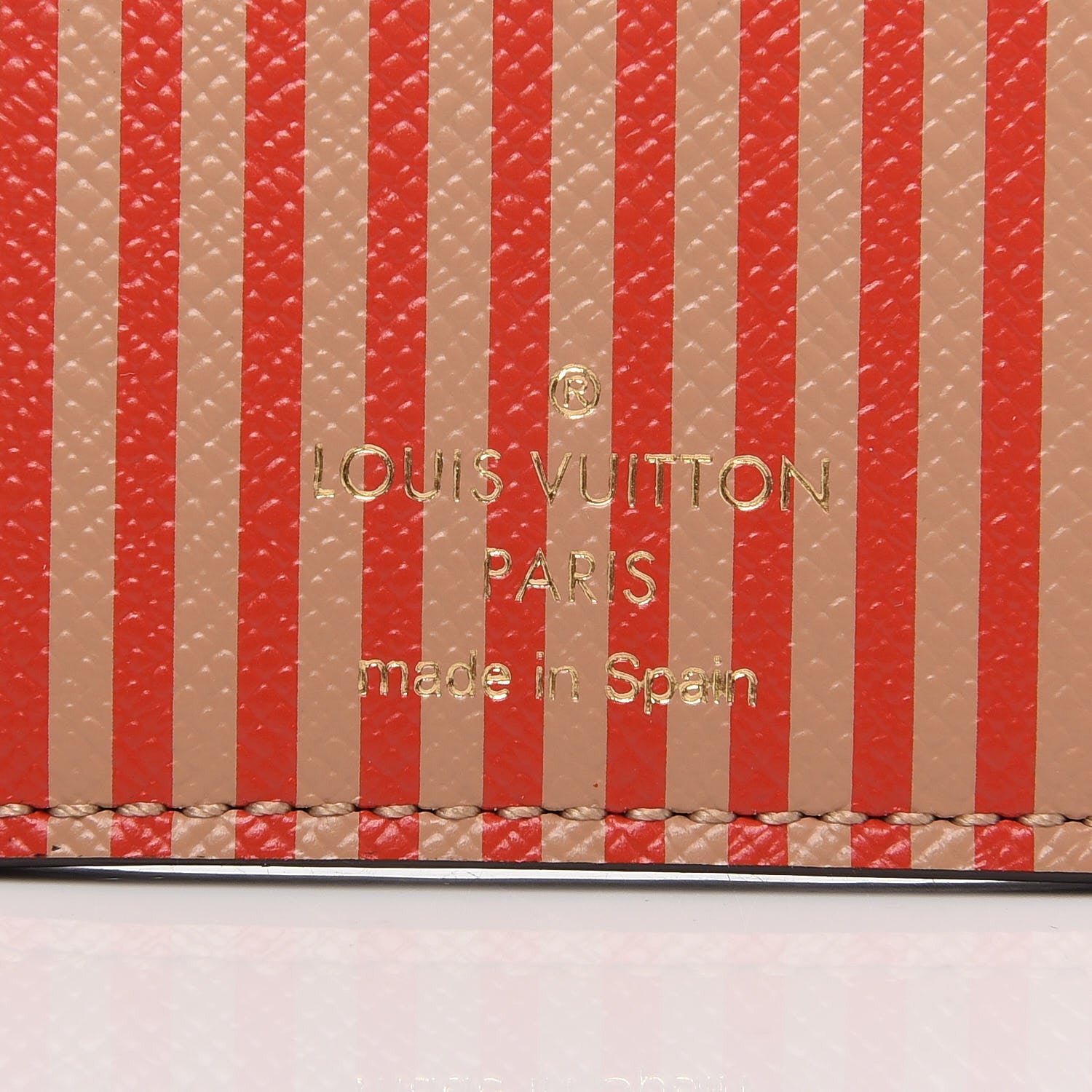 Louis Vuitton Monogram Illustre Trunk Key Holder Bordeaux 3 of 4