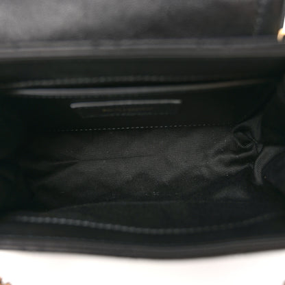 Saint Laurent Lambskin Quilted Monogram Mini Nolita Black 5 of 10