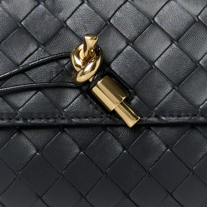 Bottega Veneta Nappa Intrecciato Long Andiamo Top Handle Clutch Black 8 of 10