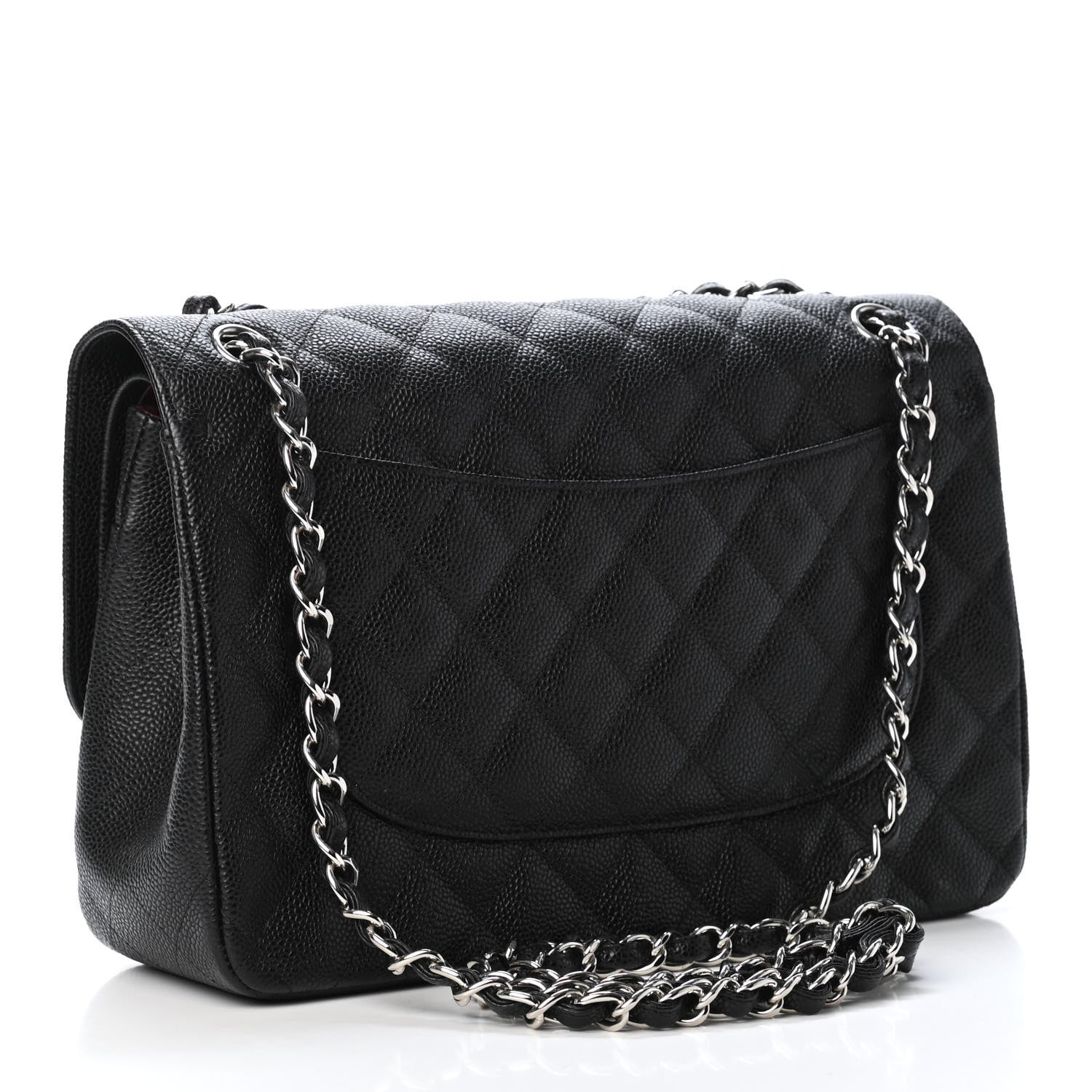 Chanel Caviar Quilted Jumbo Double Flap Black 2 of 4