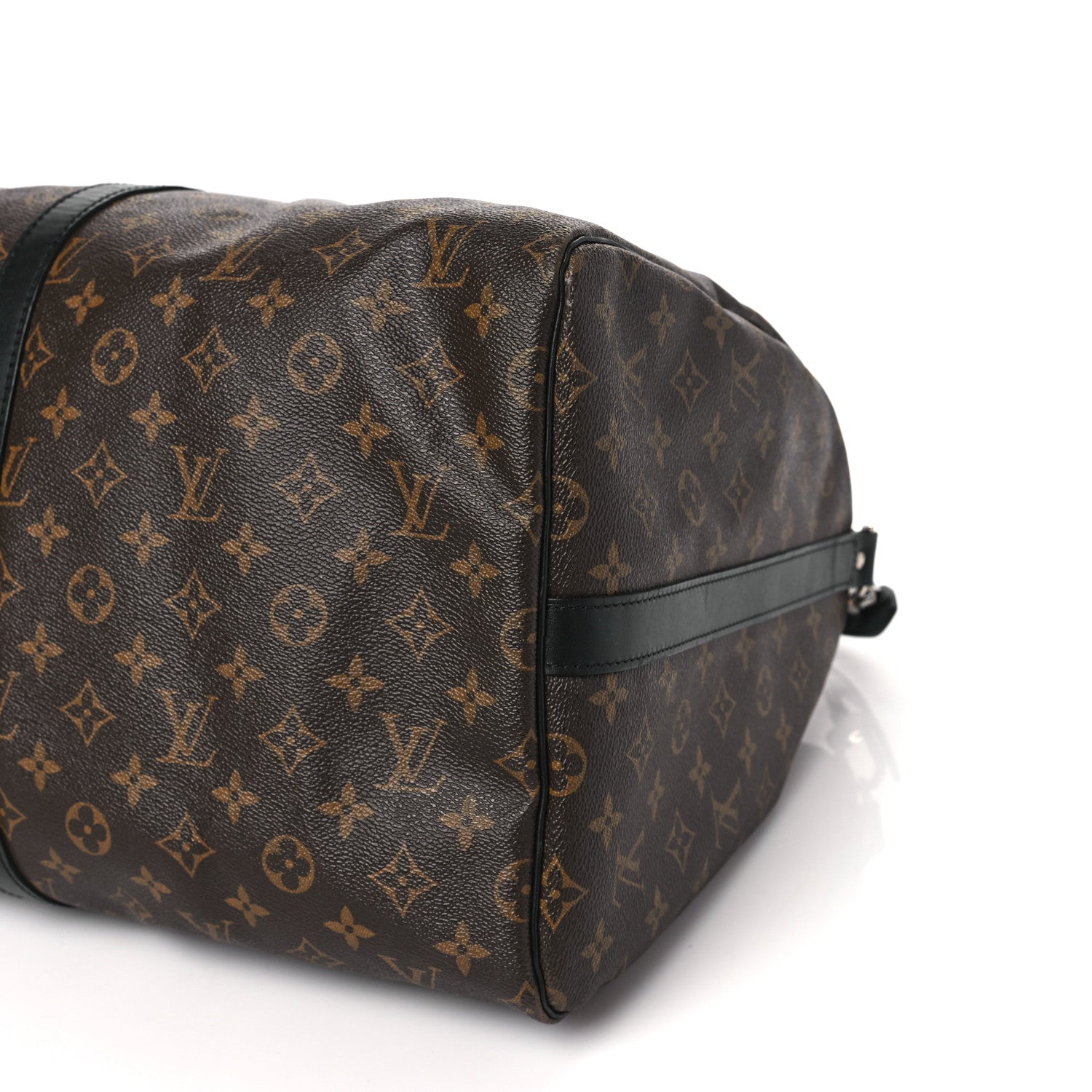 Louis Vuitton Monogram Macassar Keepall Bandouliere 55 7 of 7