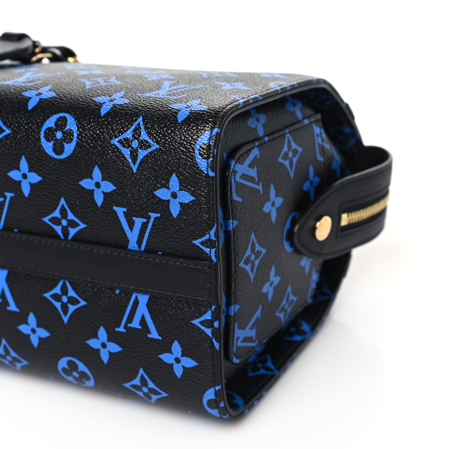 Louis Vuitton Colored Monogram Speedy Amazon PM Blue Black 9 of 9