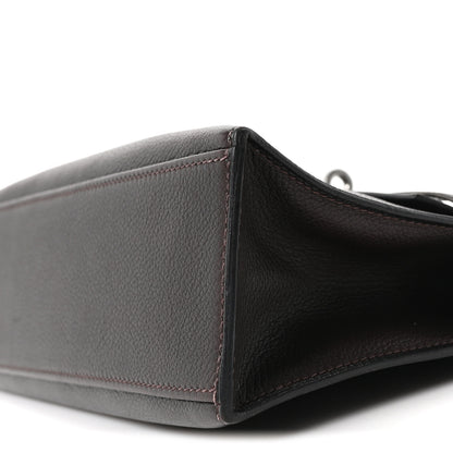 Hermes Evergrain Kelly Pochette Clutch Ebene 10 of 10