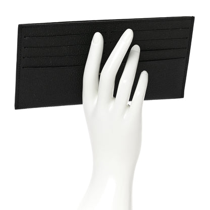 Louis Vuitton Calfskin Felicie Chain Wallet Card Holder Insert Black 2 of 8