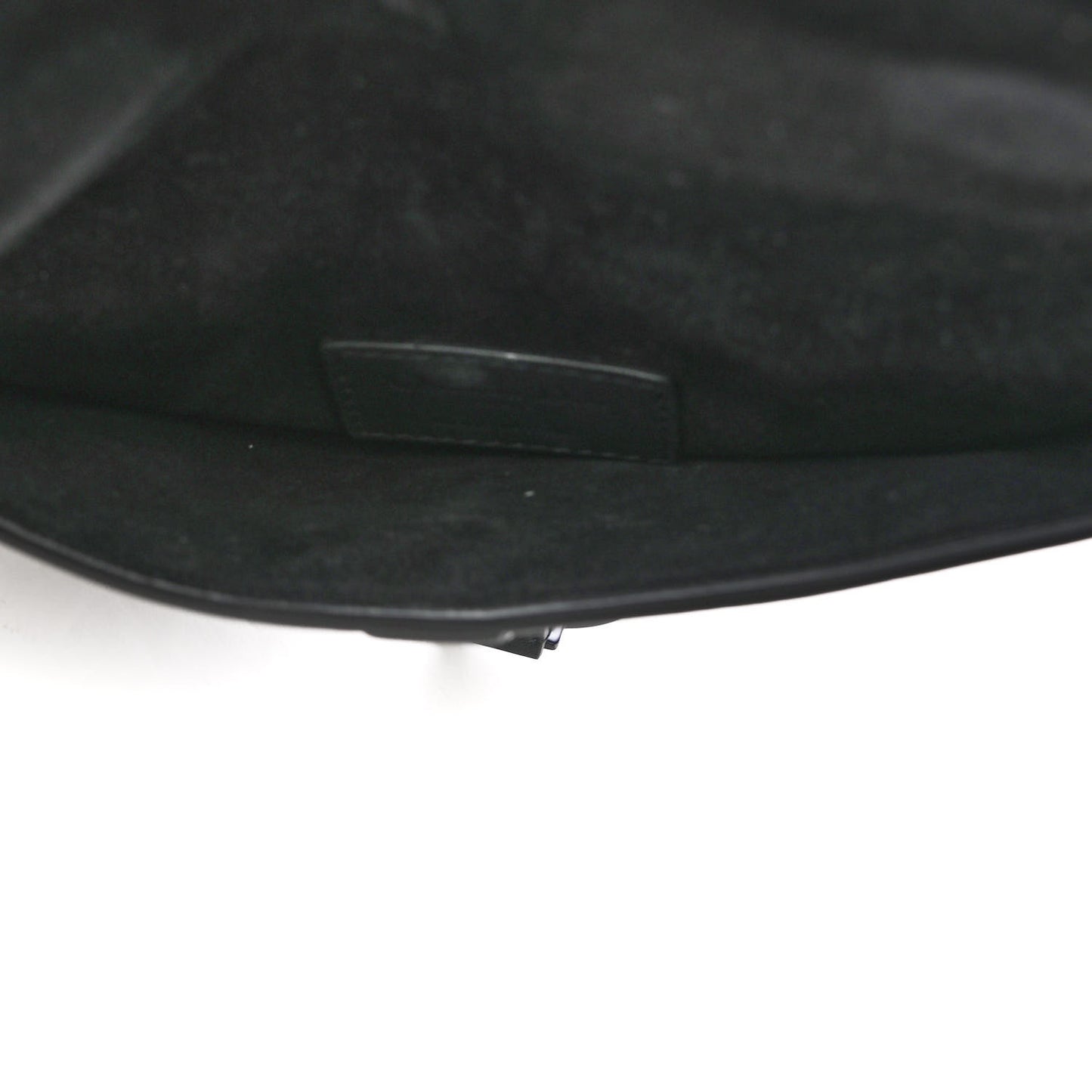 Ultra Matte Calfskin Saddle Belt Bag Black