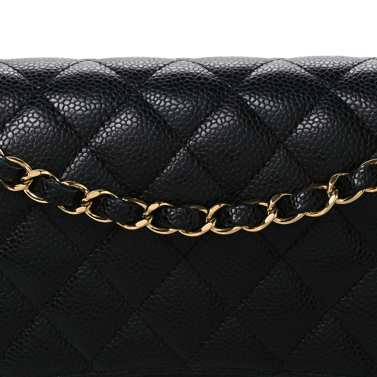 Chanel Caviar Quilted Medium Double Flap Black 8 of 10