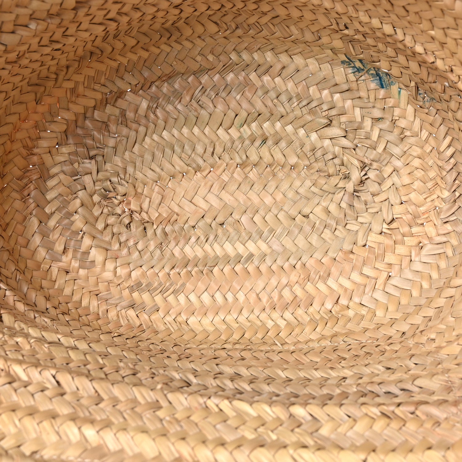 Chloe Raffia Small Grain Calfskin Medium Marcie Basket Tan 5 of 10