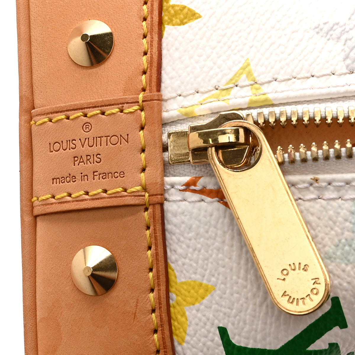 Monogram Multicolor Alma PM White