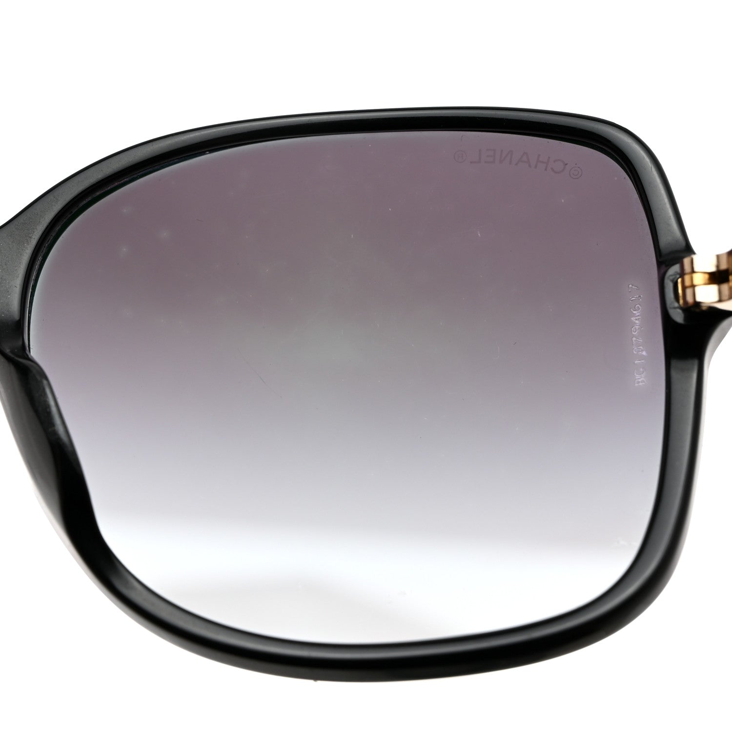 Chanel Lambskin Square Chain Sunglasses 5210-Q Black 10 of 11
