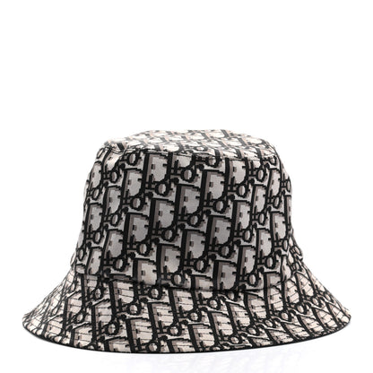 Christian Dior Oblique Reversible Teddy-D Brim Bucket Hat 58 Black 4 of 16