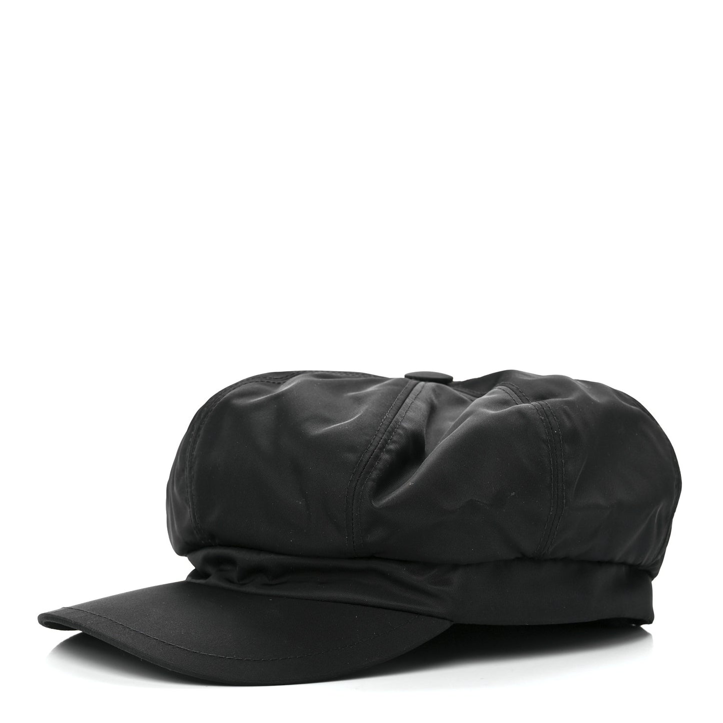 Re-Nylon Mens Newsboy Hat L Black