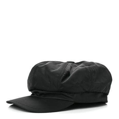 Prada Re-Nylon Mens Newsboy Hat L Black 1 of 7