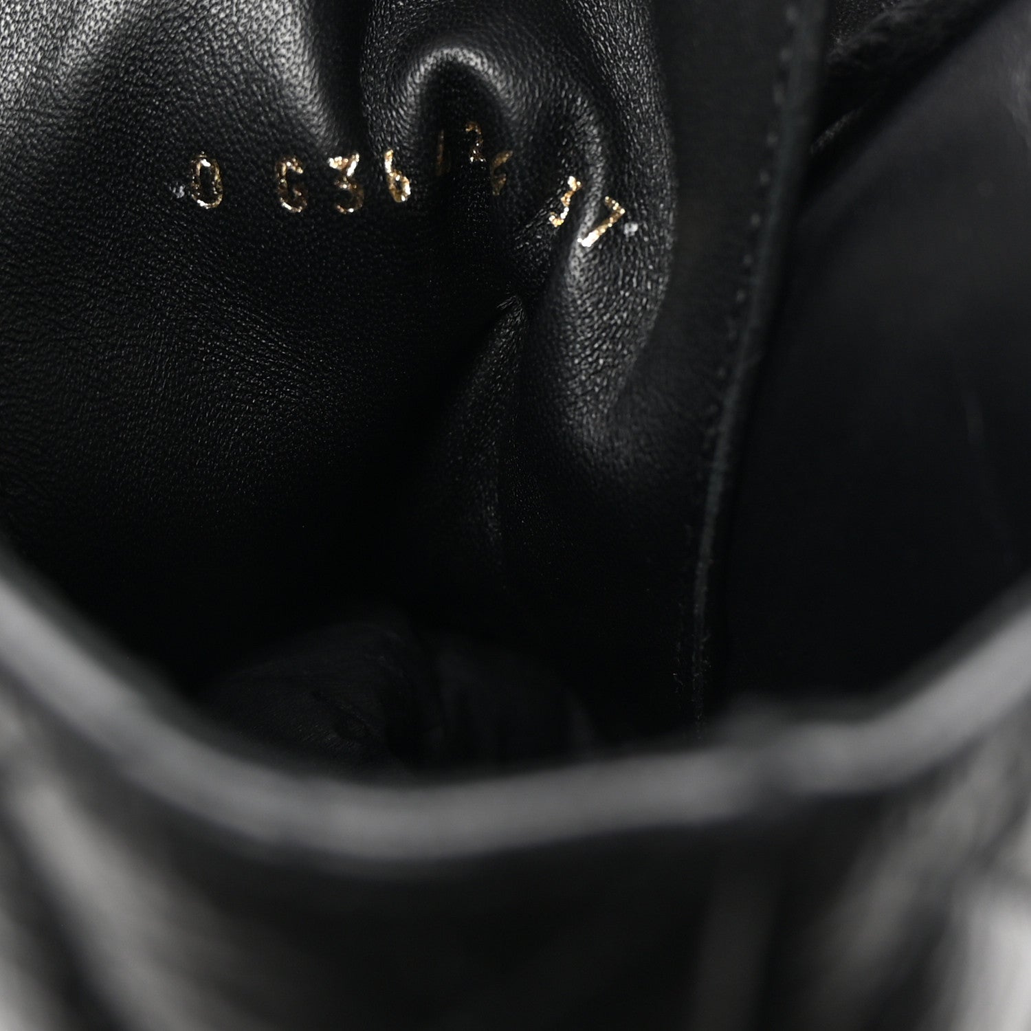 Chanel Shiny Goatskin Calfskin Quilted Lace Up Combat Boots 37 Black 9 of 10
