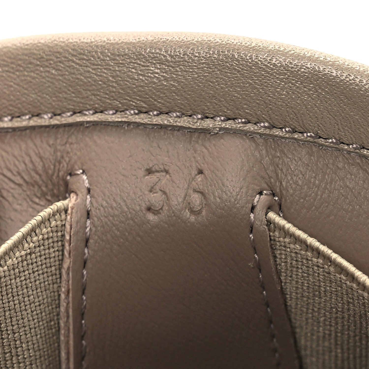 Hermes Suede Goatskin Nappa Jour Loafers 36 Beige 10 of 11