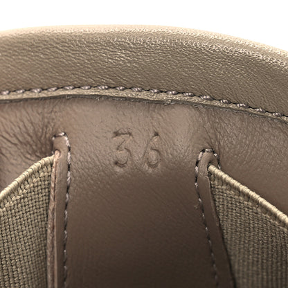 Hermes Suede Goatskin Nappa Jour Loafers 36 Beige 10 of 11