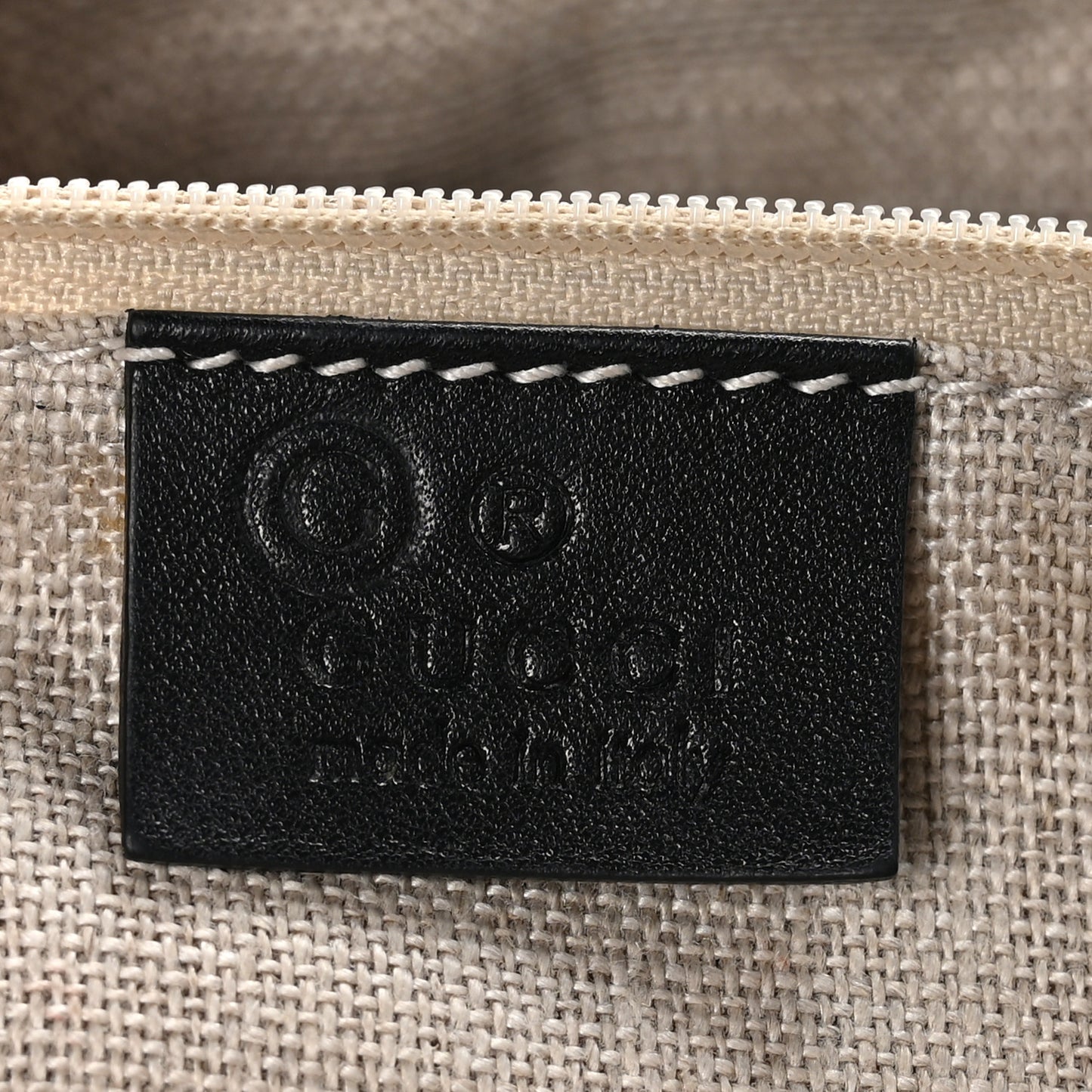 Soft Microguccissima Small Zippered Satchel Black