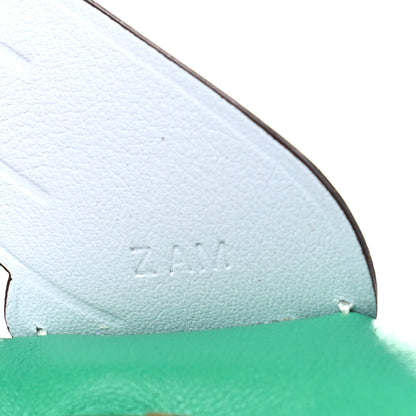Hermes Milo Lambskin Grigri Rodeo Pegase Horse Bag Charm PM Menthe Sesame Bleu Brume 4 of 4