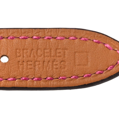 Hermes Shiny Alligator 23mm Cape Cod Watch Strap Framboise 5 of 7