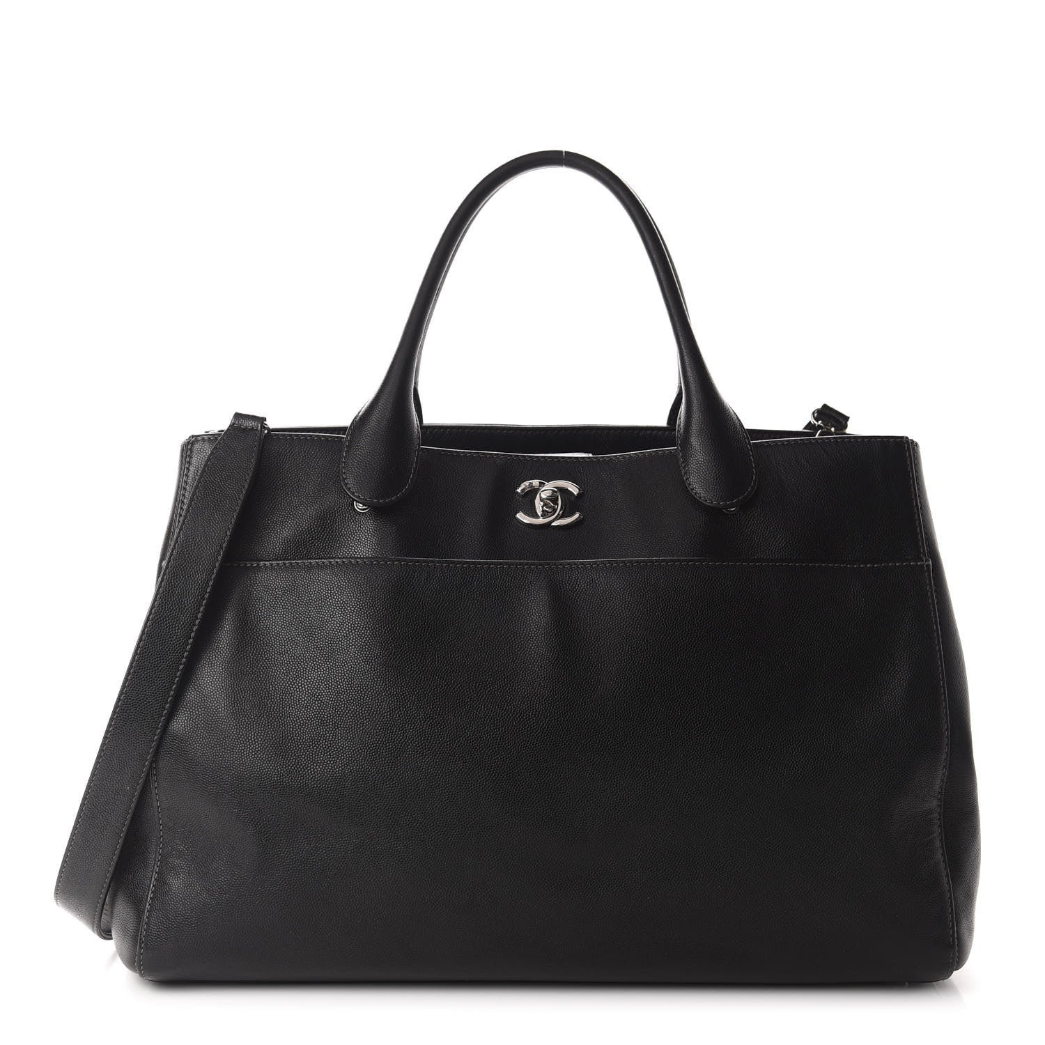 Chanel Caviar Cerf Executive Shopper Tote Black 1 of 15