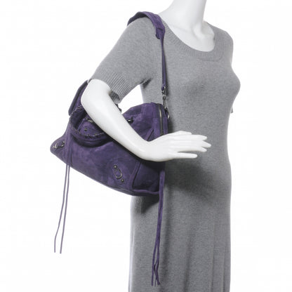 Balenciaga Baby Daim Suede City Purple 2 of 7