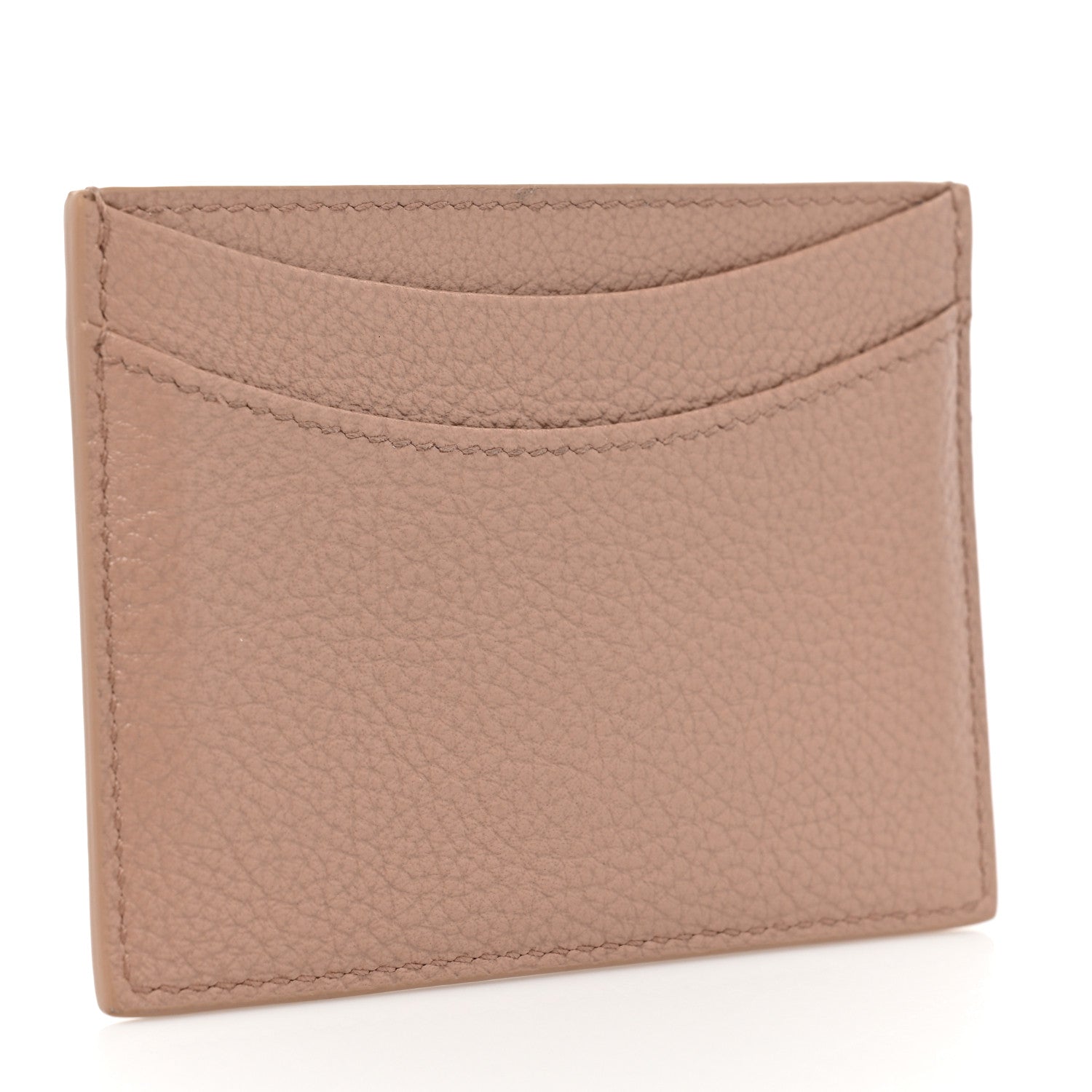Balenciaga Grained Calfskin Hourglass Card Holder Nude Beige 3 of 10