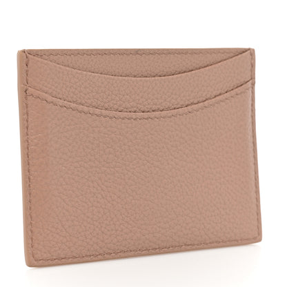 Balenciaga Grained Calfskin Hourglass Card Holder Nude Beige 3 of 10