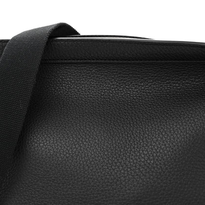 The Row Grained Calfskin Large Slouchy Banana Bag Black 7 of 9
