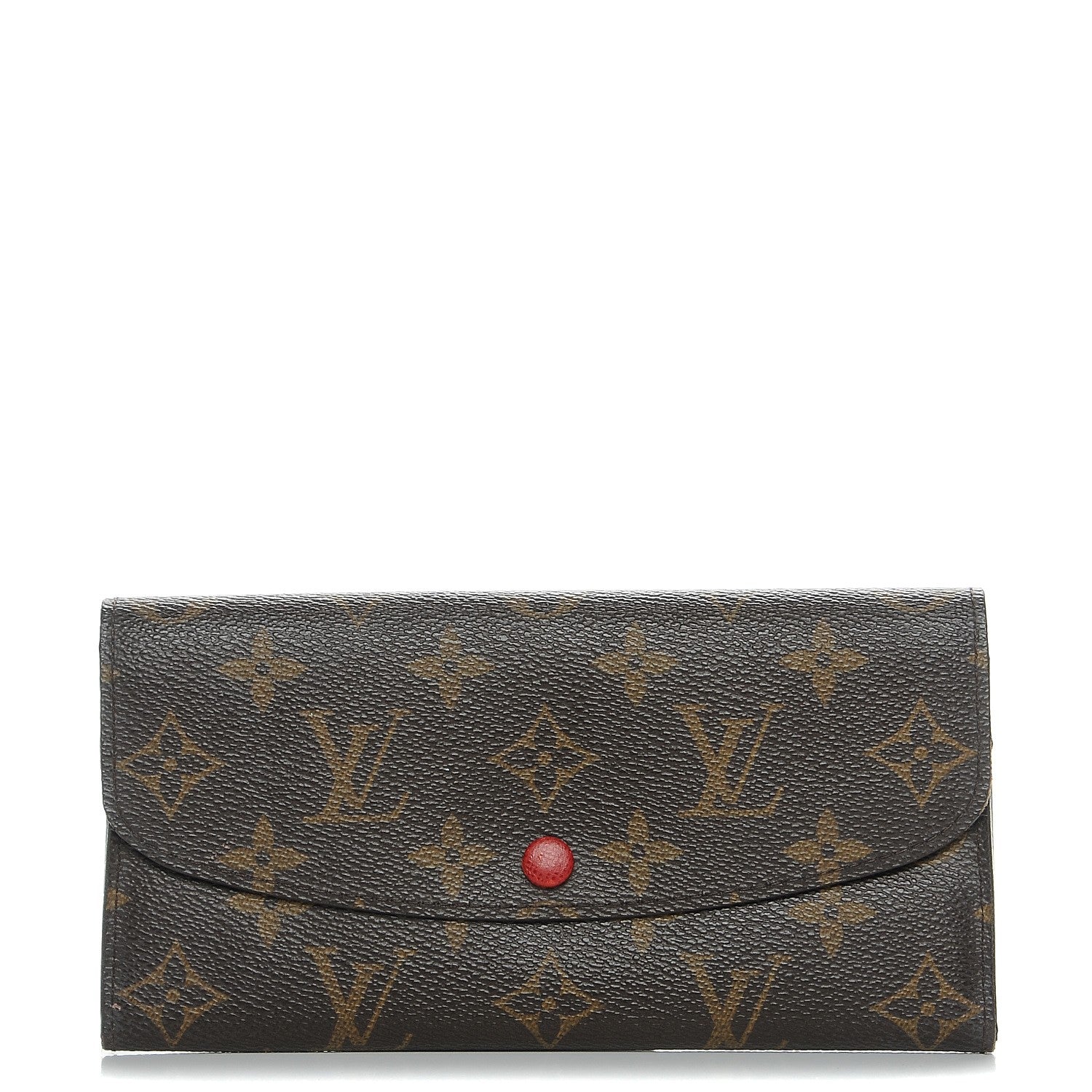 Louis Vuitton Monogram Emilie Wallet Red 1 of 7